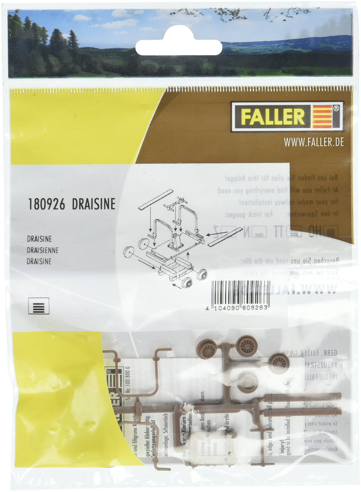 Faller 180926 Handcar Scenery and Accessories