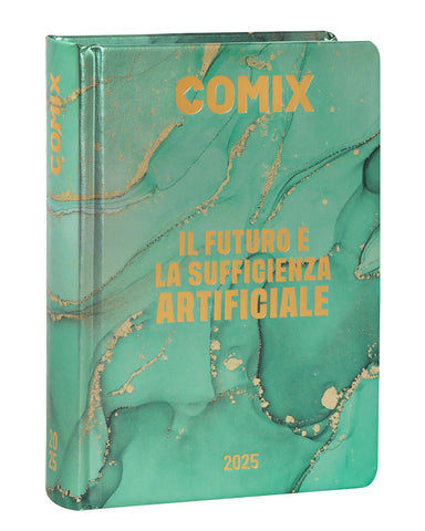 COMIX - 16 Month Daily Diary, School Diary 2024-2025 for Boys and Girls, with Hardcover, Ideal for High School, 13 x 17.8 h cm, Green