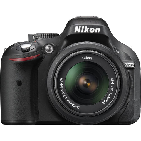 Nikon D5200 24.1 MP CMOS Digital SLR with 18-55mm f/3.5-5.6 AF-S DX VR NIKKOR Zoom Lens (Black) (Discontinued by Manufacturer)