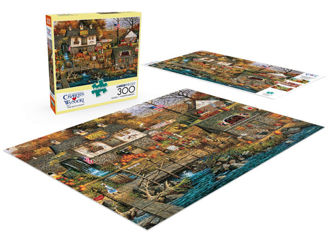 Buffalo Games - Charles Wysocki - Olde Buck's County - 300 Large Piece Jigsaw Puzzle