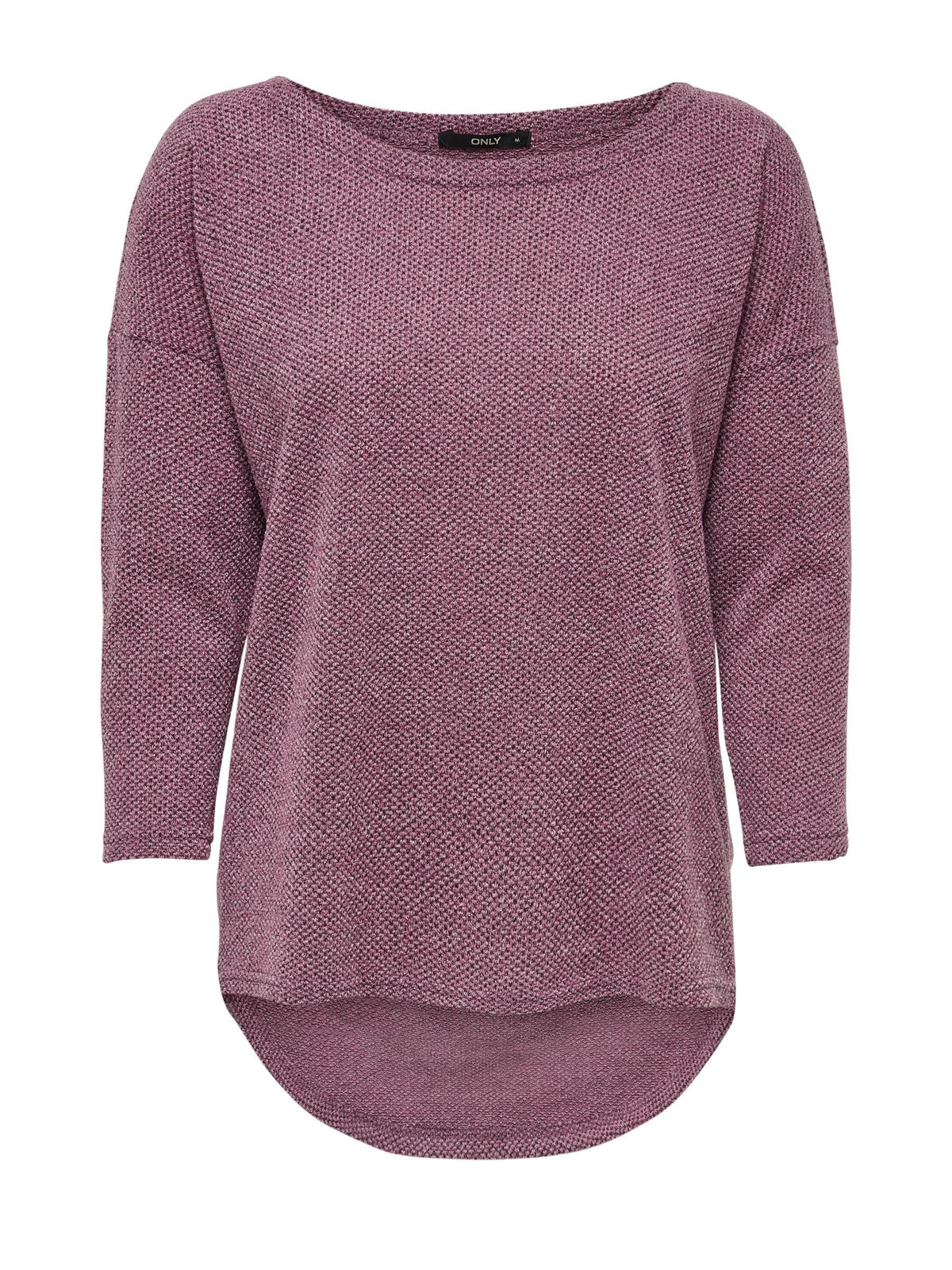 ONLY Women's ONLALBA 3/4 TOP JRS NOOS T-Shirt, Purple (Dry Rose Dry Rose), X-Small