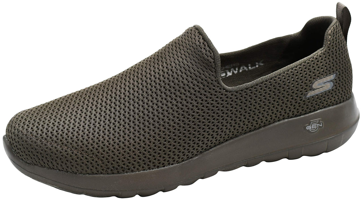 Skechers Men's Go Walk Max-Athletic Air Mesh Slip on Walkking Shoe Sneaker,Khaki,8 M US