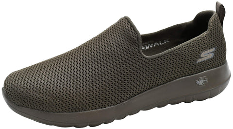 Skechers Men's Go Walk Max-Athletic Air Mesh Slip on Walkking Shoe Sneaker,Khaki,8 M US