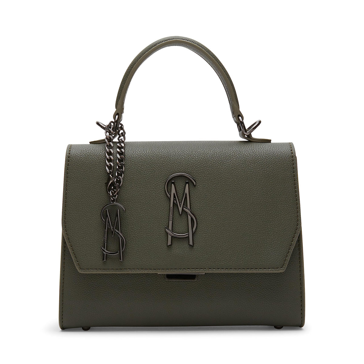 Steve Madden LATTUCA Top Handle Crossbody, Olive
