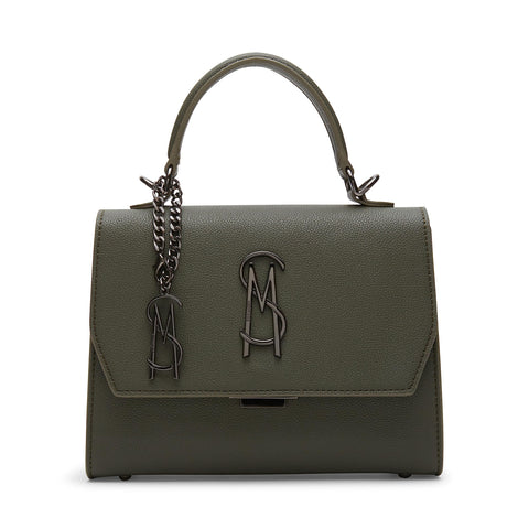 Steve Madden LATTUCA Top Handle Crossbody, Olive