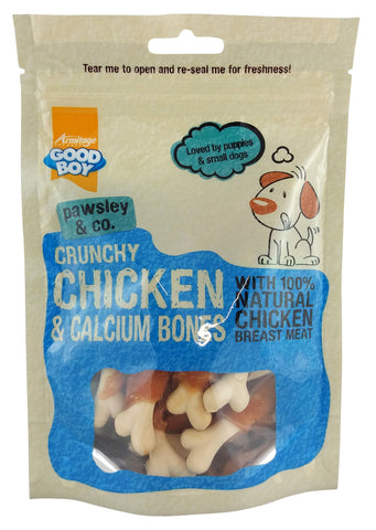 Good Boy Crunchy Chicken & Calcium Bones - 100g (12 Packs)