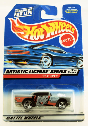 Hot Wheels - 1997 - Artistic License Series - 1957 Chevy - #730 - 1 of 4 - Limited Edition - Collectible