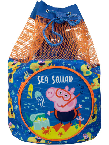 Peppa Pig Kids Swim Bag George Pig Blue