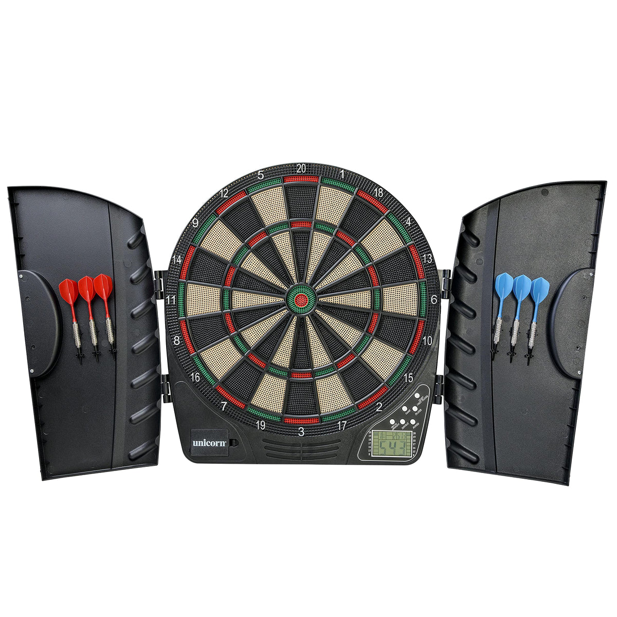 Unicorn New Vector Electronic Dartboard Black/Red/White/Green