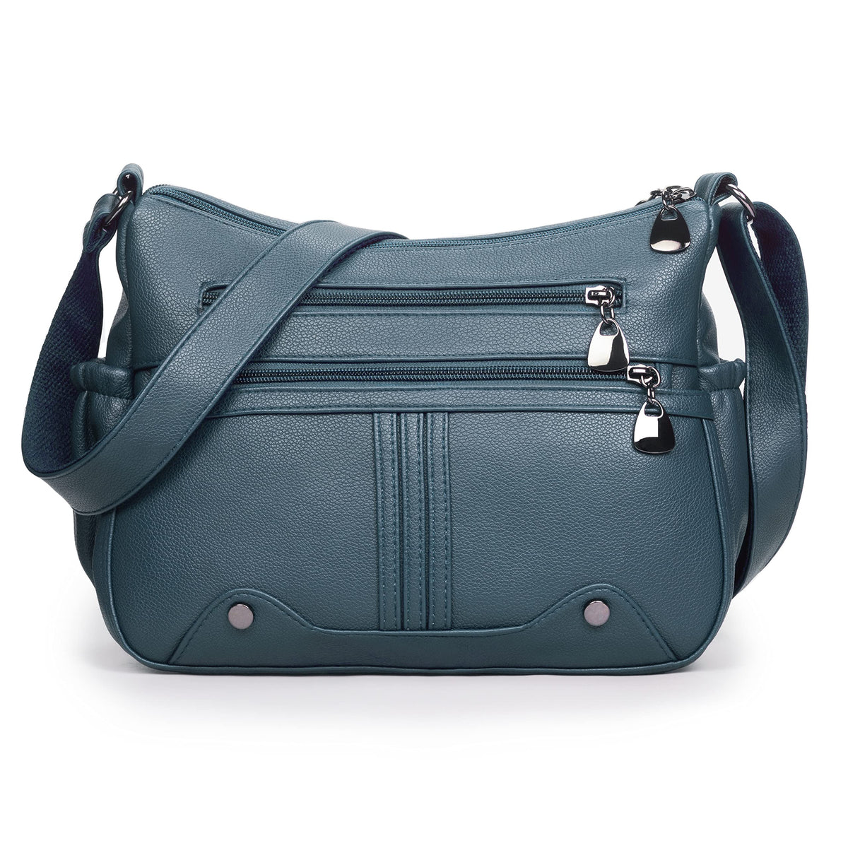 VOLGANIK ROCK Ladies Handbags Medium Soft Handbags for Women Shoulder Bag for Women Crossbody Bags for Women Multi Pockets Handbag PU Leather Shoulder Bag Everyday Bag Gift for Women