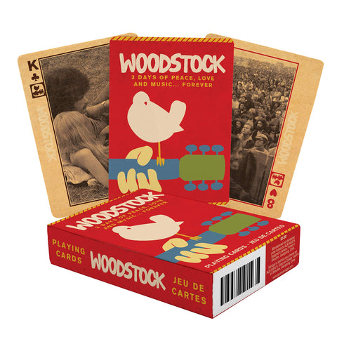 AQUARIUS Woodstock Playing Cards - Woodstock Themed Deck of Cards for Your Favorite Card Games - Officially Licensed Woodstock Merchandise & Collectible Gift