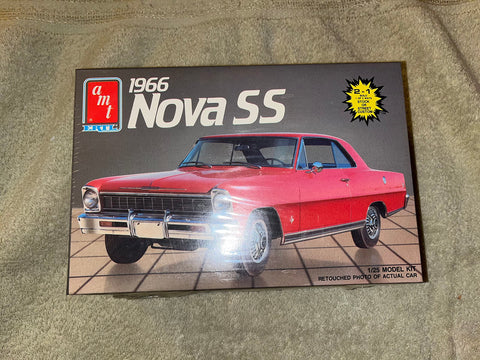 #6749 AMT 1966 Nova SS 1/25 Scale Plastic Model Kit, Needs Assembly