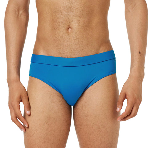 Calvin Klein Men Swim Briefs Short, Blue (Unity Blue), S