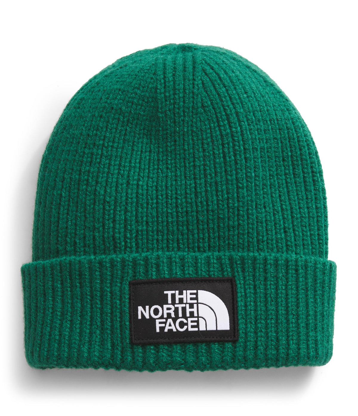 THE NORTH FACE Unisex Logo Box Cuffed Beanie Hat, Evergreen, One Size