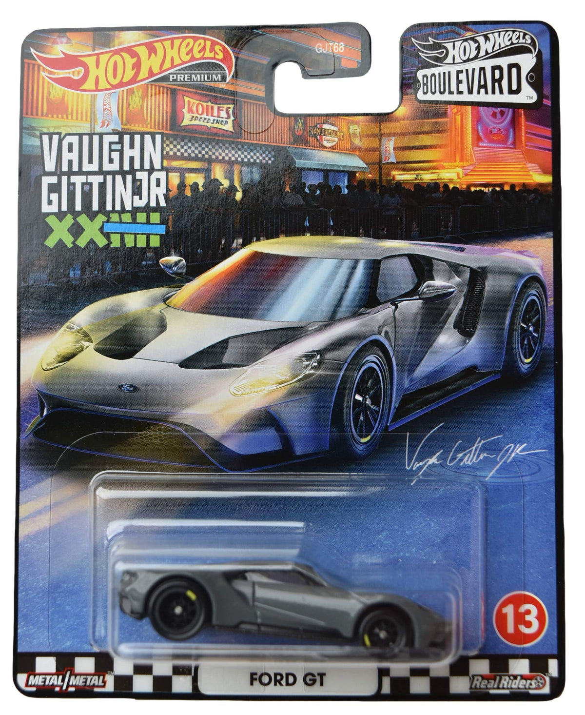 Mattel Hot Wheels Boulevard Ford GT, Gray