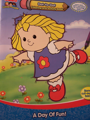 Fisher-Price Little People Activity Book ~ A Day of Fun