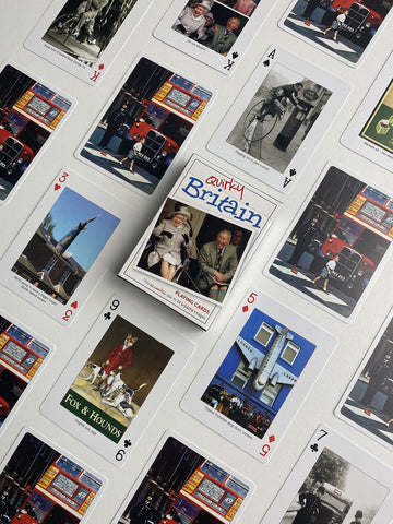 Gibsons Quirky Britain Single Deck Playing Cards from Piatnik | Card Game | Pack of Cards
