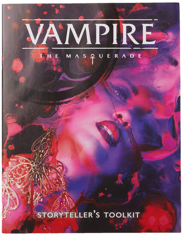 Modiphius Entertainment Vampire - The Masquerade Storyteller's Toolkit RPG Accessory for Adults 18 Years Old and Up (RPG Accessory)
