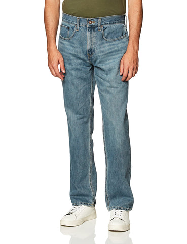 Nautica Men's Straight Fit Jeans, Rocky Point Blue, 38W x 32L