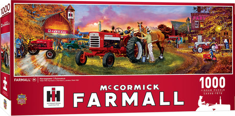 MasterPieces 1000 Piece Jigsaw Puzzle for Adults, Family, Or Kids - Farmall Panoramic - 13"x39"