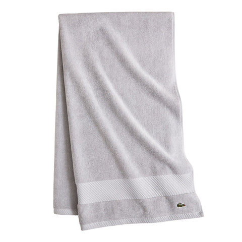 Lacoste Heritage Supima Cotton Bath Towel, Microchip, 30" x 54"