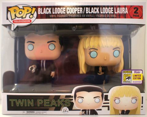 Funko Pop! SDCC Twin Peaks Black Lodge Cooper & Laura, SDCC Summer Convention Exclusive