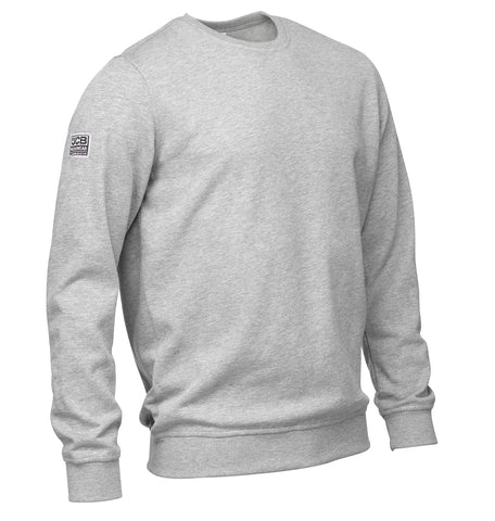 JCB - Grey Sweatshirt, Size X-Large - Workwear - Work Jumpers for Men - Marl Basic Sweatshirt