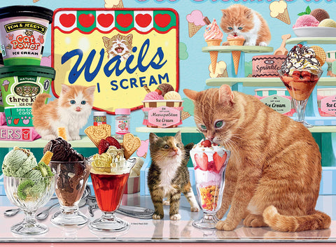 Ravensburger 16527 Cat That got The Cream 500 Piece Jigsaw Puzzle for Adults & for Kids Age 10 and Up