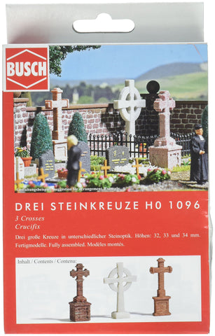 Busch 1096 Crosses 3/HO Scale Scenery Kit