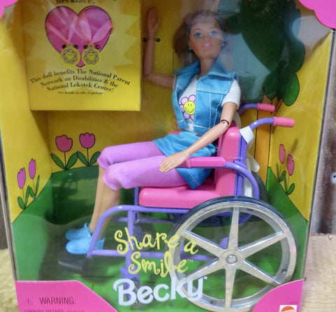 Barbie Becky Share a Smile Special Edition Doll (1996)