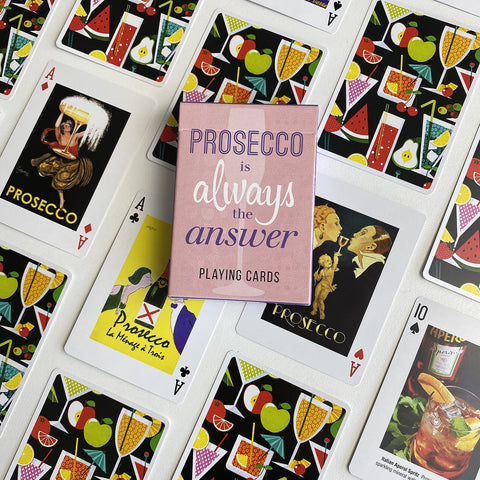 Gibsons P1683 Prosecco Playing Card