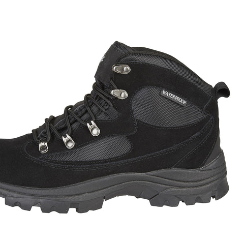 Northwest Territory Kendall Men's Waterproof Hiking/Walking Boots (Black, 10 UK, numeric_10)