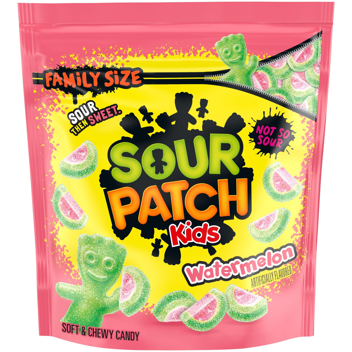 SOUR PATCH KIDS Watermelon Soft & Chewy Candy, Family Size, 1.8 lb