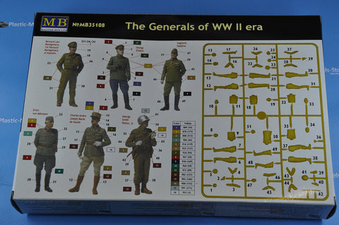 Master Box The Generals of WW II 6 Figures 1/35 35108
