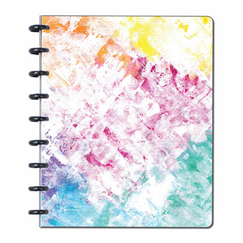 BetterNote Matte Cover for Discbound Planners, fits Disc Notebooks like Levenger Circa, Arc Staples, TUL, Classic Happy Planner Size, MAMBI 365, Talia (Play, 9-Disc, 7"x9.25")