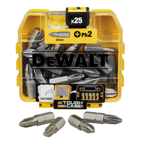 DeWalt DT71522-QZ 25mm Flip PHillips No.2 Bits (Box of 25)