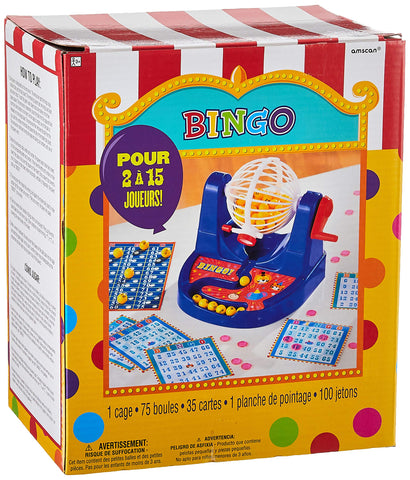 Amscan Party Games and Activities Deluxe Bingo, 8.66-inch, Multicolor