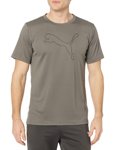 PUMA Men'sPerformance Cat Tee (Available in Big and Tall Sizes), Castlerock, Large