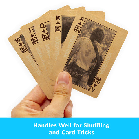 AQUARIUS Woodstock Playing Cards - Woodstock Themed Deck of Cards for Your Favorite Card Games - Officially Licensed Woodstock Merchandise & Collectible Gift