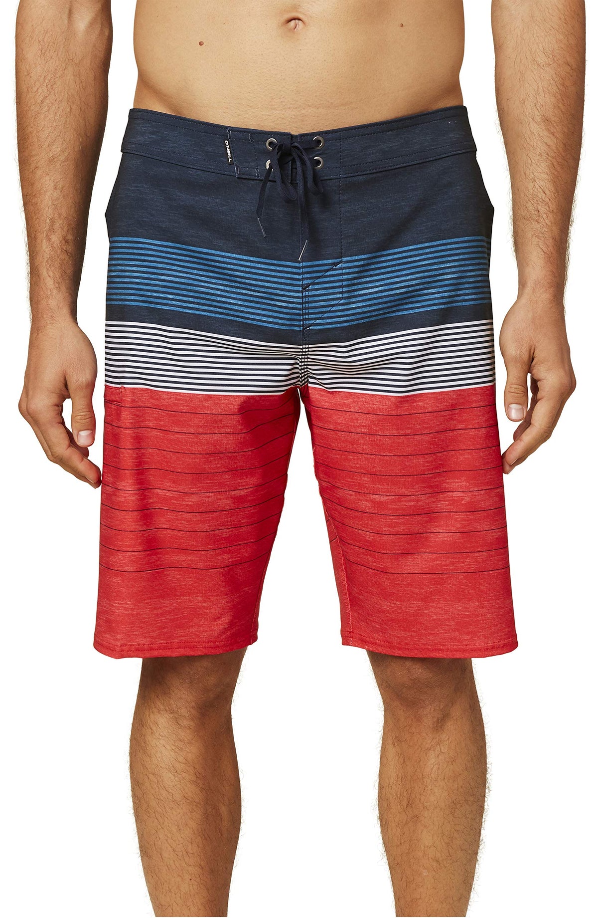 O'NEILL Mens Hyperfreak Heist Swim, Red White Blue, 29