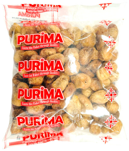 Dried Figs 1kg - Ready to Eat - Premium Sun Dried Turkish Fig Lerida - Natural Soft Fresh Whole Small Baby Fruits Dry No Added Sugar Unsweetened Unsulfured Round - Bulk Non GMO & Vegan - PURIMA