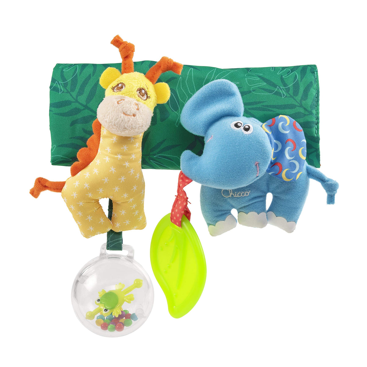 Chicco 00010060000000 Safari Friends Gilby & Eli, Multicoloured