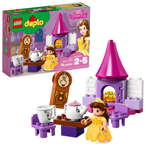 LEGO DUPLO Disney BelleÃƒÂ¢Ã¢â€šÂ¬Ã¢â€žÂ¢s Tea Party 10877 Building Blocks (19 Pieces)