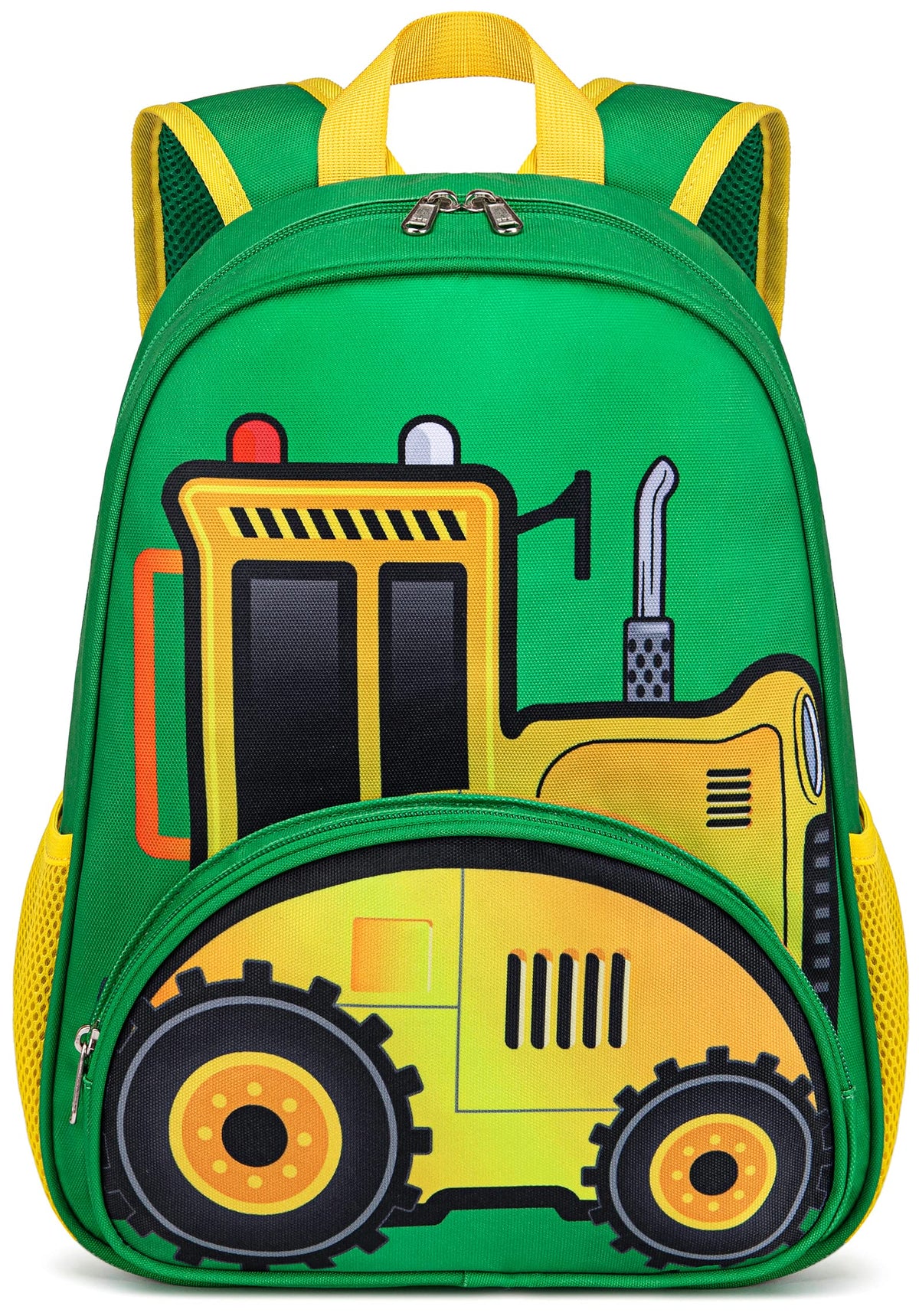 BTOOP Kids Backpack Little Boys Tractor Toddler BookBag Preschool Kindergarten School Bag Nursery Small Daypack with Chest Strap