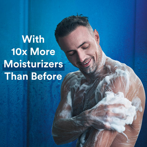 Suave Men Moisturizing Body & Face Wash, Energizing Sport with Bergamot & Wood Scent, No Parabens, No Phtahaltes, 18 Oz Pack of 6