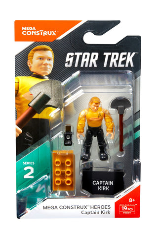 Mega Construx Heroes Captain Kirk Building Set