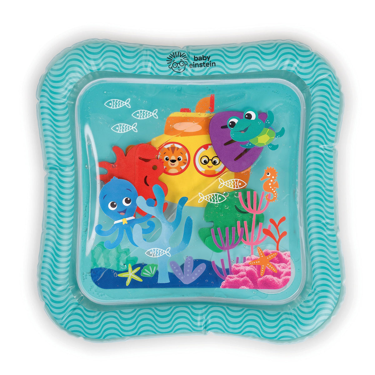 Baby Einstein - Ocean Explorers Sensory Splash Water Mat, for Tummy Time or Seated Play, Ages 0-36 Months