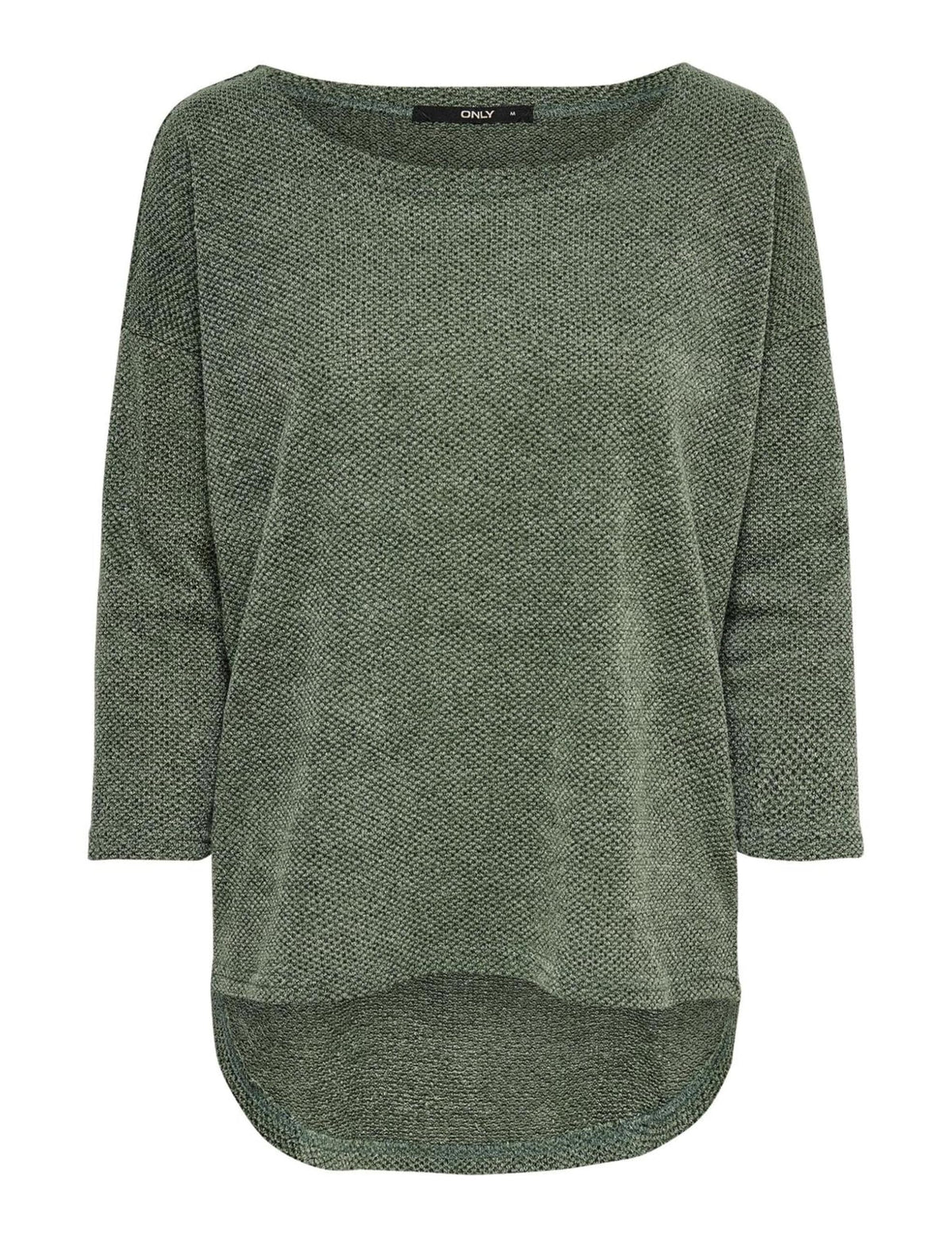 ONLY Women's Onlalba 3/4 Top Jrs Noos T Shirt, Green (Green Bay Green Bay), L UK