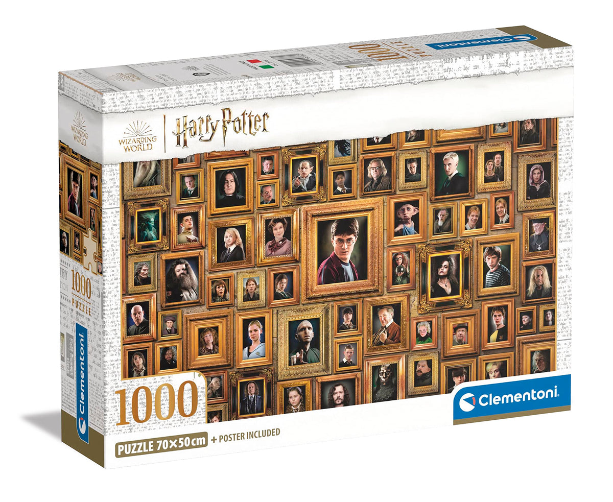 Clementoni - 39786 - Impossible Puzzle - Harry Potter - 1000 Pieces - Adult Puzzles, Difficult Puzzles, Impossible, Made In Italy