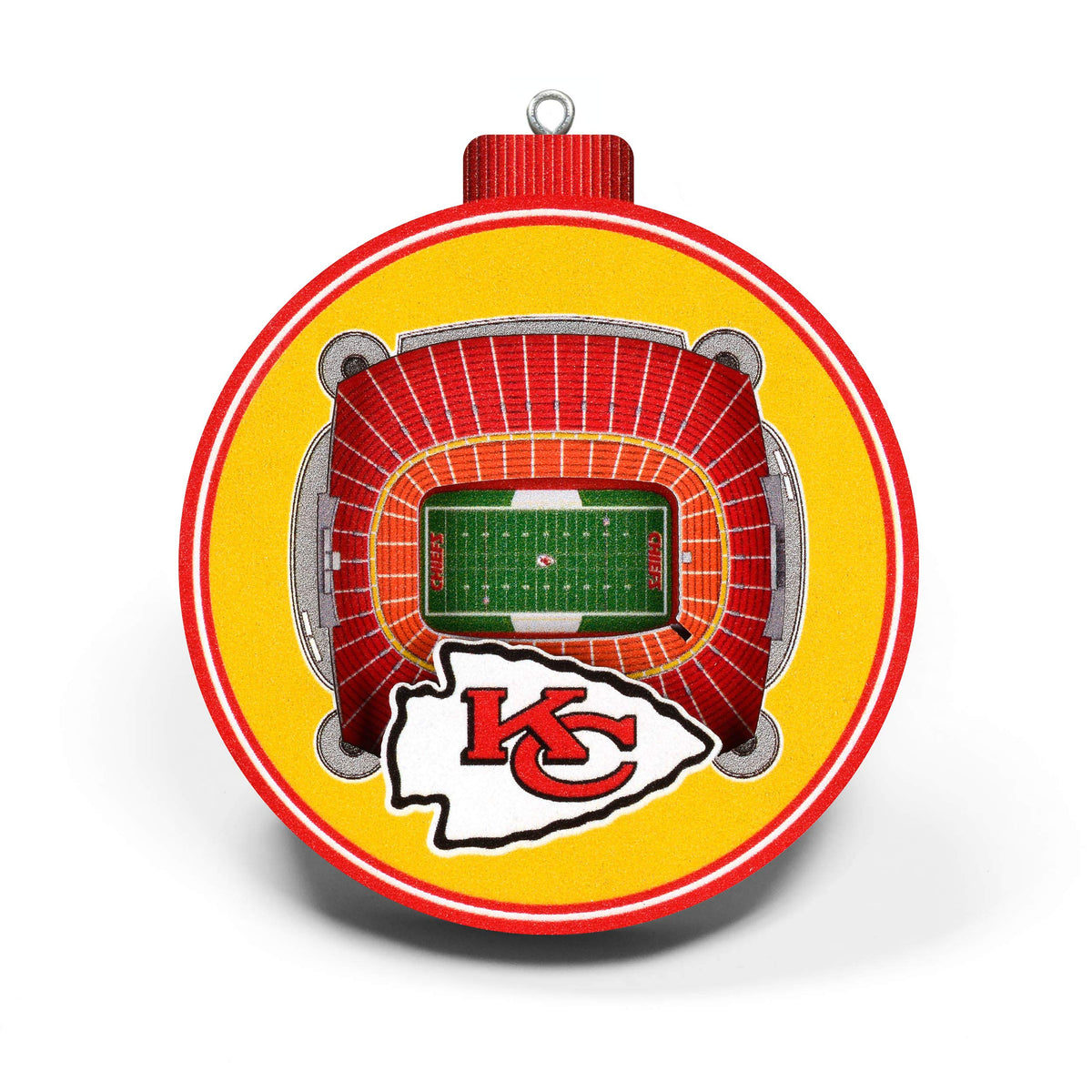 NFL State Farm Stadium 3D Stadium View Ornament, 3D Stadium View Ornament, Large Kansas City Chiefs